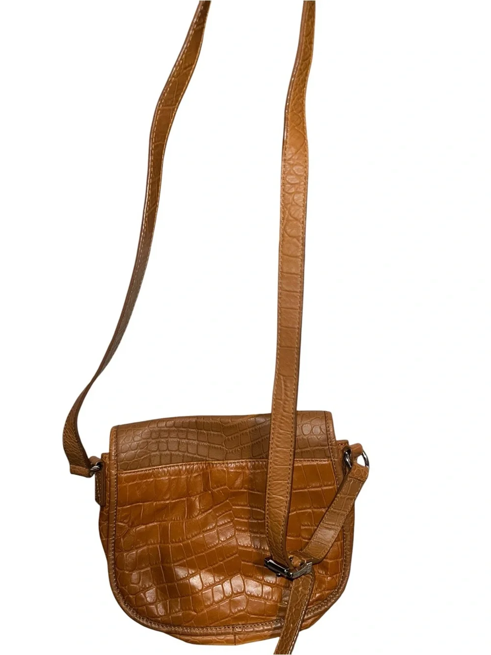 Michael kors croc embossed crossbody - Picture 3 of 6
